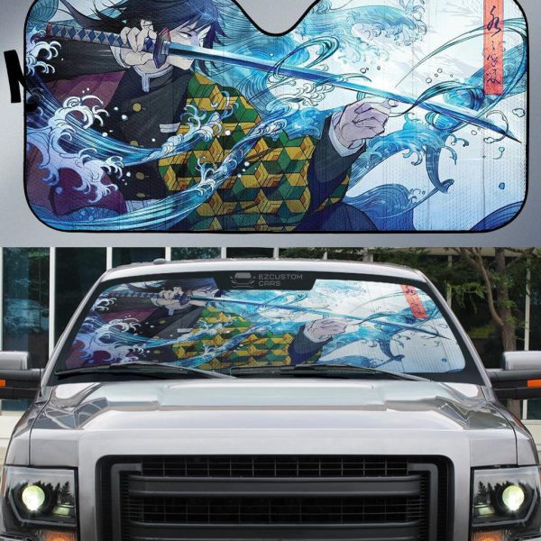 Demon Slayer Anime Car Sun Shade Giyu Tomioka