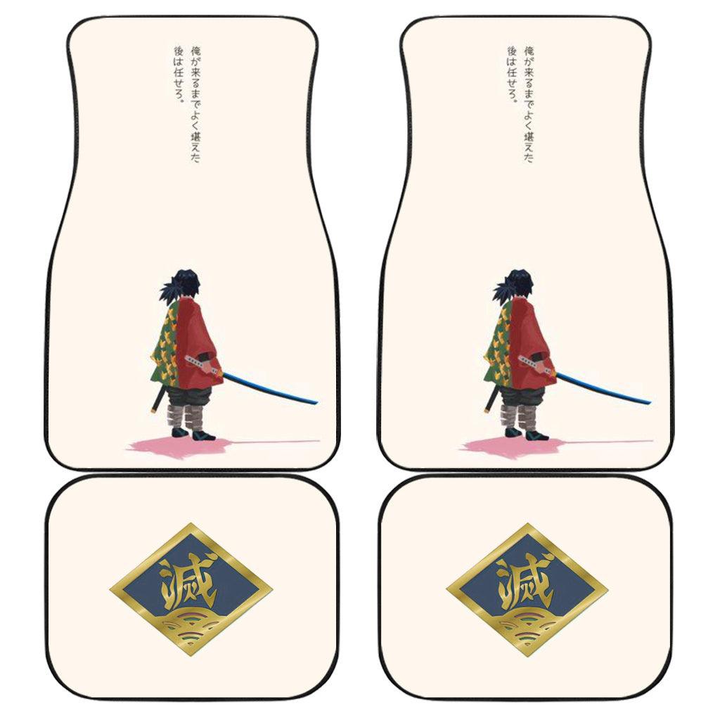 Gyuu Tomioka Demon Slayer Car Floor Mats Gyuu Tomioka Demon Slayer Car Floor Mats