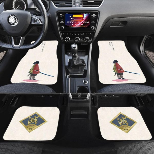 gyuu tomioka demon slayer car floor mats ysvox