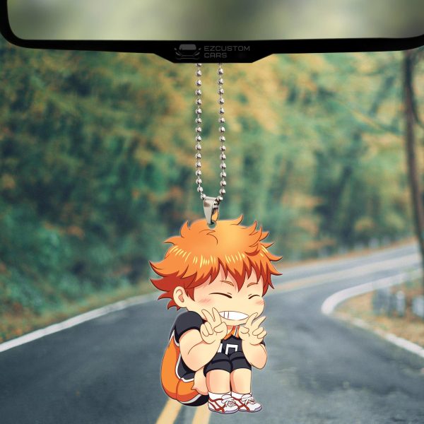 haikyuu car accessories anime car ornament hinata btygq