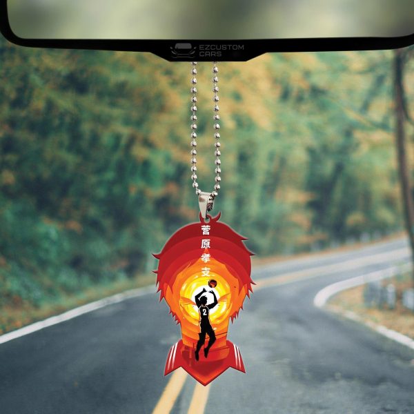 haikyuu car accessories anime car ornament vice captain koshi anspp