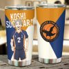 Haikyuu Car Accessories Anime Car Tumbler Cup Koushi Sugawara