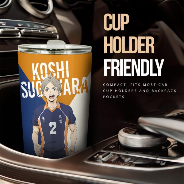 haikyuu car accessories anime car tumbler cup koushi sugawara hhtgr