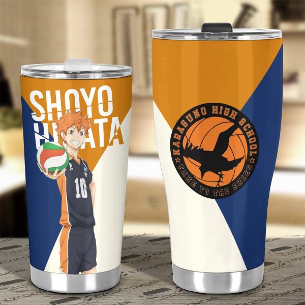 haikyuu car accessories anime car tumbler cup shoyo hinata iz87g