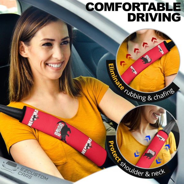 Nekoma Seat Belt Covers Custom Haikyuu Anime Car Accessories