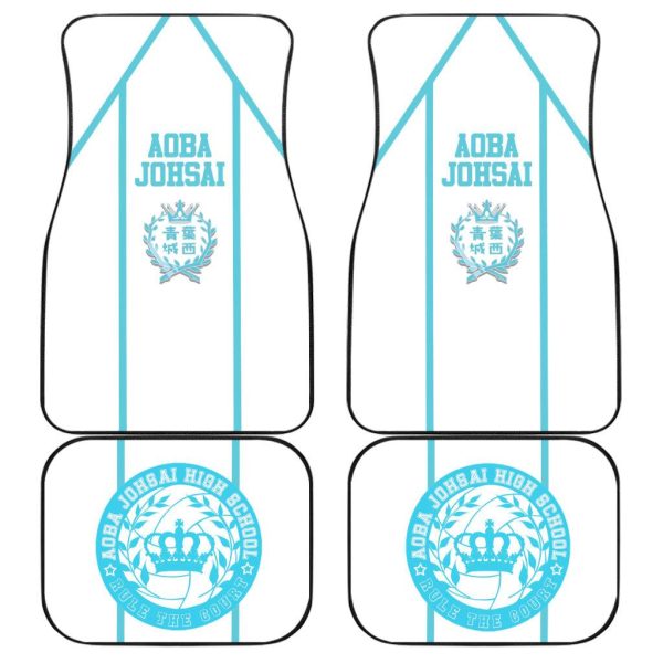 Haikyuu Car Floor Mats Aoba Johsai Symbol