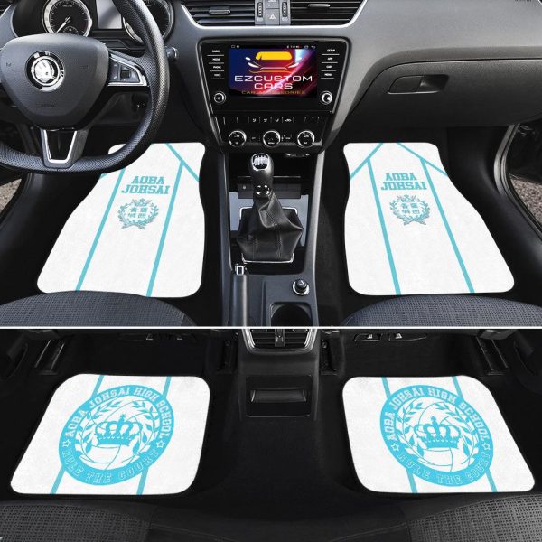 haikyuu car floor mats aoba johsai t8dbn