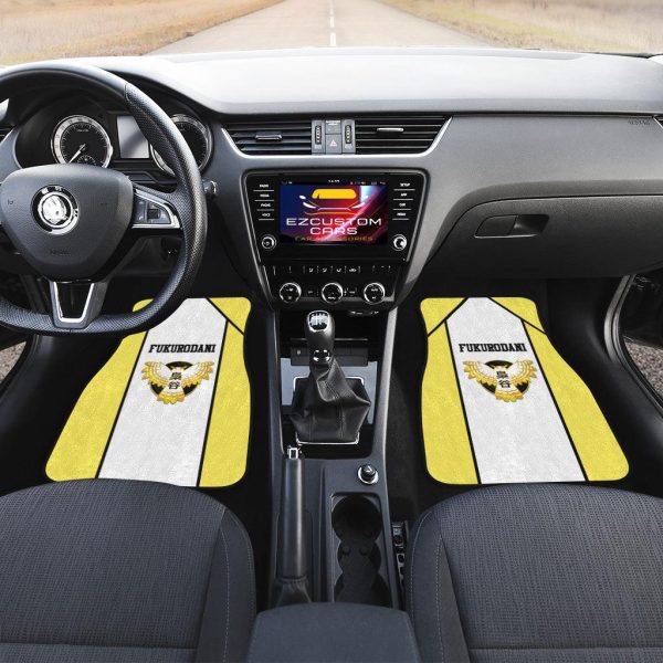 haikyuu car floor mats fukurodani 4vnth
