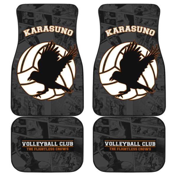 Haikyuu Car Floor Mats Karasuno