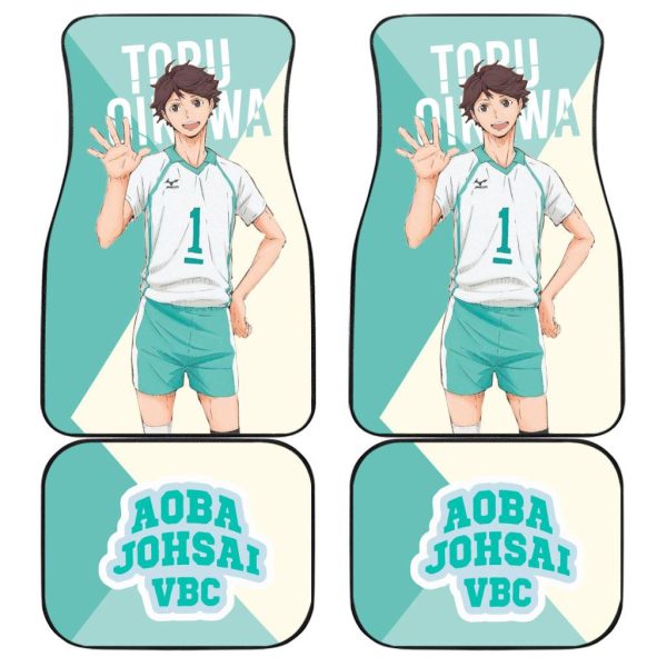 Oikawa Car Floor Mats Custom Anime Haikyuu Car Accessories