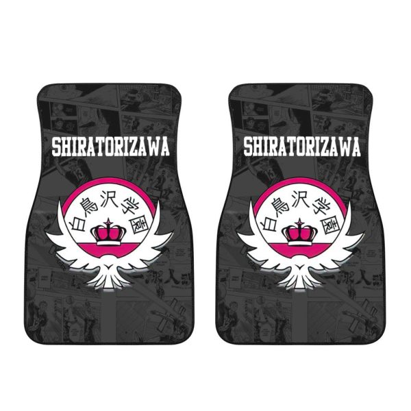 Haikyuu Car Floor Mats Shiratorizawa Symbol