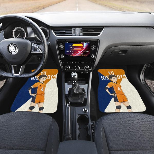 haikyuu car floor mats yu nishinoya qqu4u