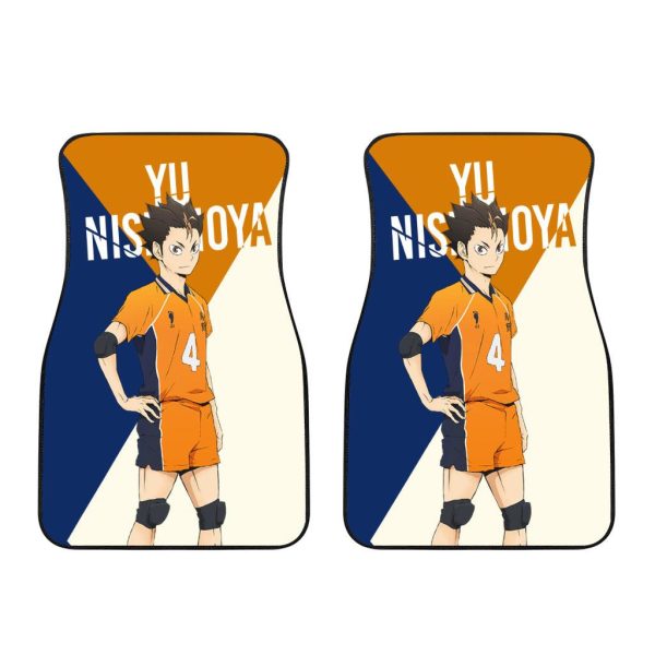 haikyuu car floor mats yu nishinoya wfstb