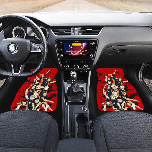 haikyuu karasuno high car floor mats k9hxn