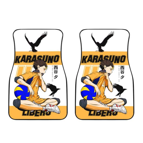 haikyuu nishinoya car floor mats z7hxq