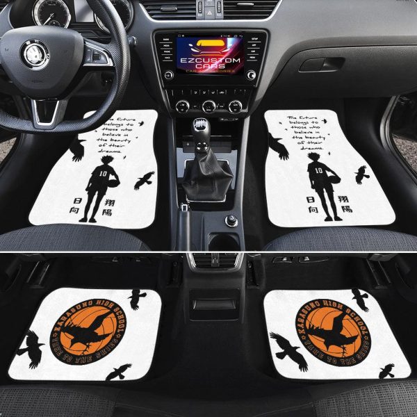 haikyuu shy hinata car floor mats custom volleyball anime car accessories xzeum
