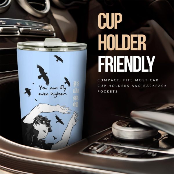 haikyuu tobio kageyama car tumbler cup custom volleyball anime car accessories oigpn