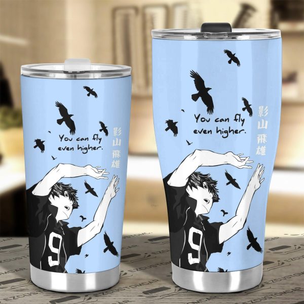 haikyuu tobio kageyama car tumbler cup custom volleyball anime car accessories sq69x