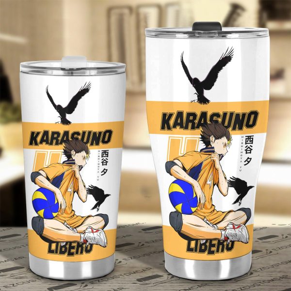 haikyuu y nishinoya car tumbler cup custom volleyball anime car accessories rptyx