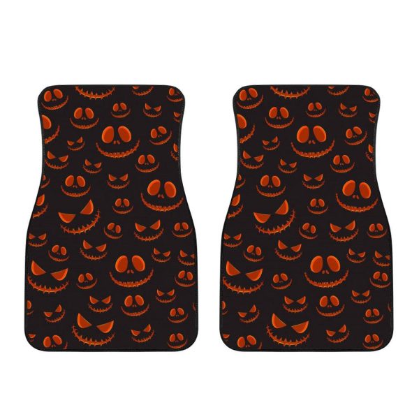 Halloween Car Accessories Custom Car Floor Mats Halloween Horror Pumpkin Jack