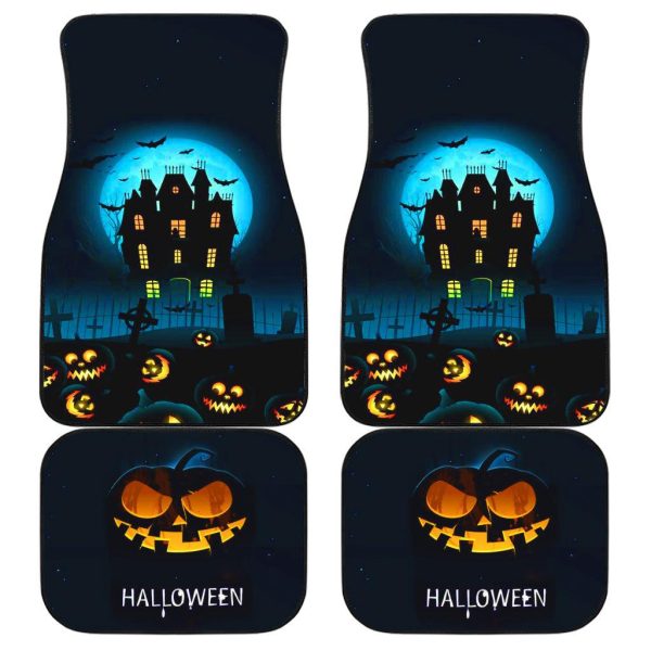 Halloween Car Accessories Custom Car Floor Mats Halloween House