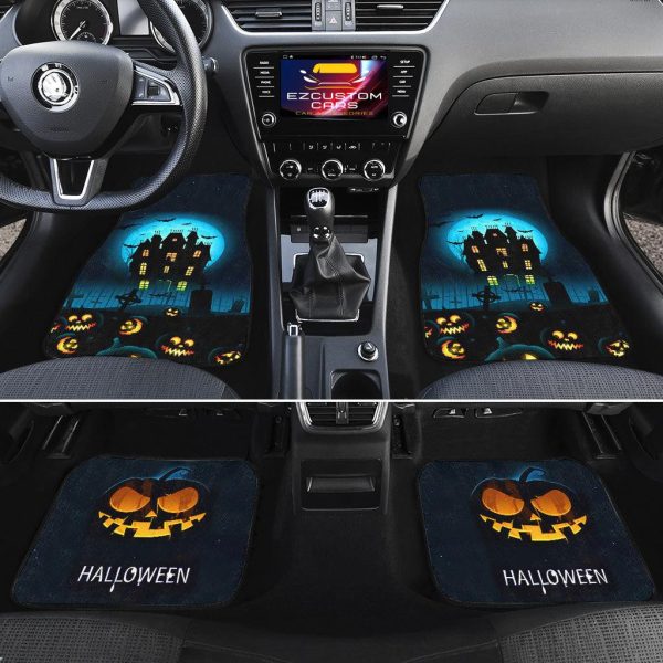 halloween car accessories custom car floor mats halloween house dphnq