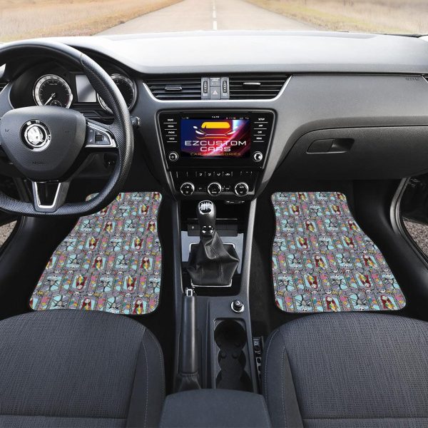 halloween car accessories custom car floor mats halloween jack sally pattern uva9i