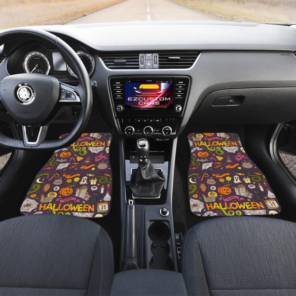 halloween car accessories custom car floor mats halloween party bhk4o
