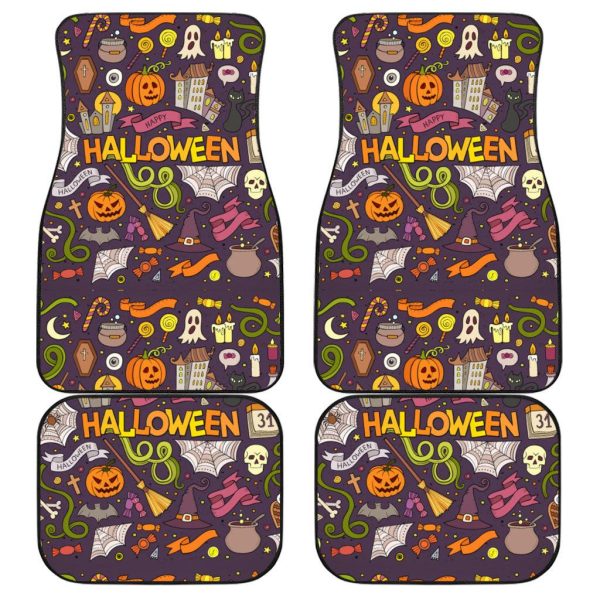 Halloween Car Accessories Custom Car Floor Mats Halloween House