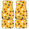 Halloween Car Accessories Custom Car Floor Mats Halloween Pattern Ghost, Skull, Pumpkin