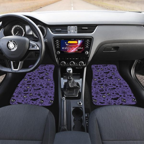 halloween car accessories custom car floor mats halloween purple flthh