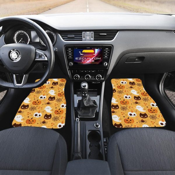 halloween car accessories custom car floor mats halloween seamless pattern rygd0