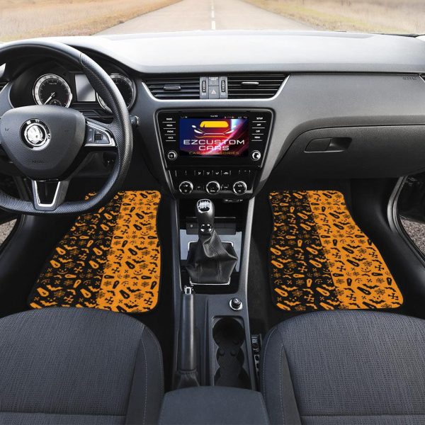 halloween car accessories custom car floor mats halloween symbols olzla