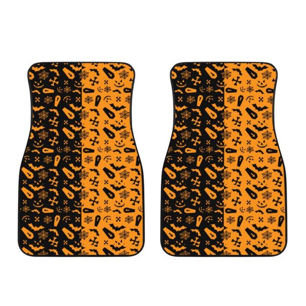 Halloween Car Accessories Custom Car Floor Mats Halloween Symbols