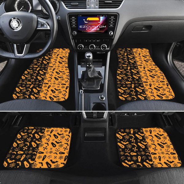 halloween car accessories custom car floor mats halloween symbols vt7gc