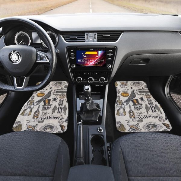 halloween car accessories custom car floor mats halloween trick or treat ecwfw