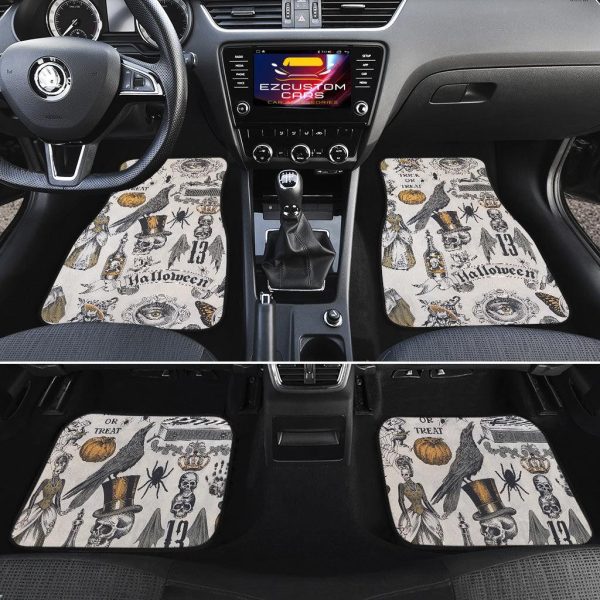 halloween car accessories custom car floor mats halloween trick or treat gjndb