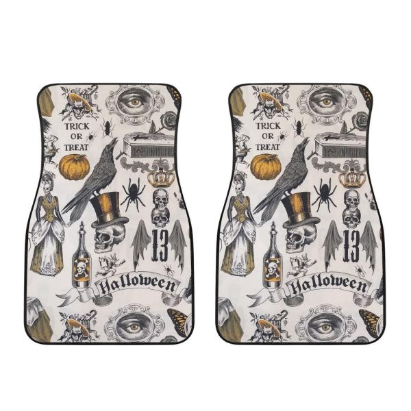 halloween car accessories custom car floor mats halloween trick or treat ktzjp