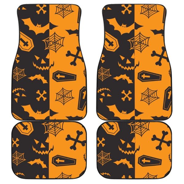Halloween Car Accessories Custom Car Floor Mats Halloween Variety Pattern
