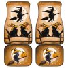 Halloween Car Accessories Custom Car Floor Mats Halloween Witch and Cat