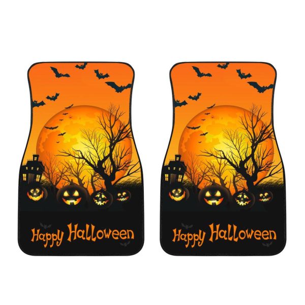 halloween car accessories custom car floor mats happy halloween 3urx2