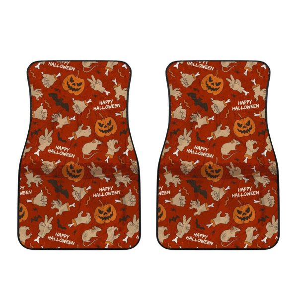 halloween car accessories custom car floor mats happy halloween pattern yecoy