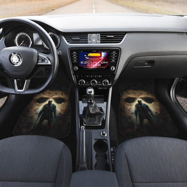 halloween car accessories custom car floor mats jason voorhees bvrdy