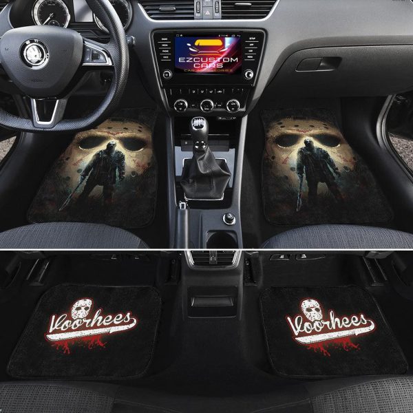 halloween car accessories custom car floor mats jason voorhees hfbmu