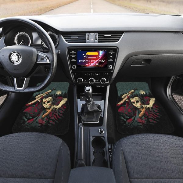 halloween car accessories custom car floor mats jason voorhees samurai hefox