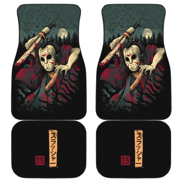 Halloween Car Accessories Custom Car Floor Mats Jason Voorhees Samurai
