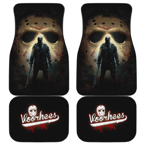Halloween Car Accessories Custom Car Floor Mats Jason Voorhees Samurai