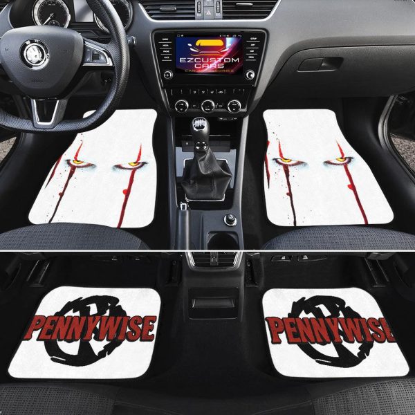 halloween car accessories custom car floor mats pennywise pixxv