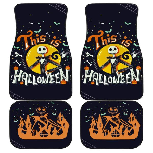 Halloween Car Accessories Custom Car Floor Mats This is Halloween