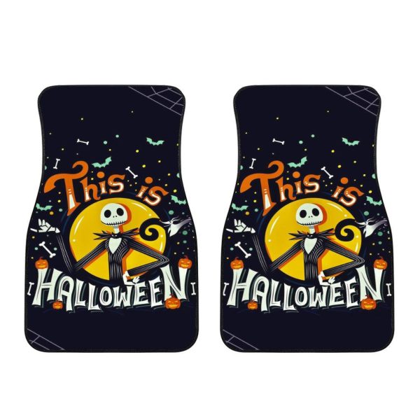 Halloween Car Accessories Custom Car Floor Mats This is Halloween